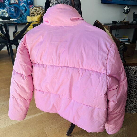 Old Navy Puffer Coat; Size: X Small; Pink - Picture 4 of 4